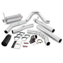 Load image into Gallery viewer, Banks Power 01-03 Ford 7.3L 275HP w/Cat (MT) Monster Exh w/ Power Elbow - SS Single Exh w/ Blk Tip
