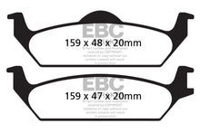 Load image into Gallery viewer, EBC 03-04 Dodge Dakota 2WD 3.9 Greenstuff Rear Brake Pads
