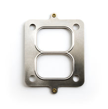 Load image into Gallery viewer, Cometic .016in Stainless T04 Divided Turbo Inlet Flange Gasket
