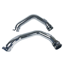 Load image into Gallery viewer, Injen 15-16 BMW M3 (F80) L6 Twin Turbo Polished Intercooler Charge Pipe w/ 1/8in Female NPT Bungs
