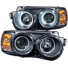 Load image into Gallery viewer, ANZO 2012-2015 Chevrolet Sonic Projector Headlights w/ Halo Black (CCFL)
