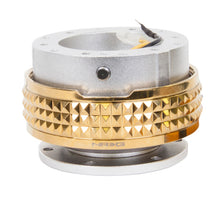 Load image into Gallery viewer, NRG Quick Release Kit - Pyramid Edition - Silver Body / Chrome Gold Pyramid Ring
