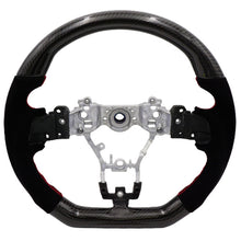 Load image into Gallery viewer, BLOX Racing 15-21 Subaru Carbon/Alcantara Steering Wheel Red Stitching
