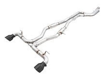 Load image into Gallery viewer, AWE 2020 Toyota Supra A90 Resonated Track Edition Exhaust - 5in Diamond Black Tips
