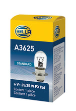 Load image into Gallery viewer, Hella Bulb 3625 6V 25/25W Px15D T6
