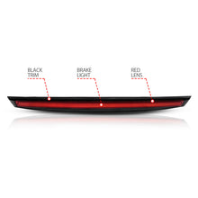 Load image into Gallery viewer, ANZO 2007-2014 Chevrolet Suburban 1500 LED 3rd Brake Light Black Housing Red Lens w/ Spoiler 1pc
