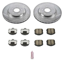 Load image into Gallery viewer, Power Stop 06-13 Chevrolet Corvette Rear Z26 Street Warrior Brake Kit
