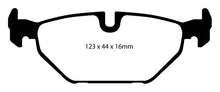 Load image into Gallery viewer, EBC 99-01 Saab 9-5 2.3 Turbo (Aero) Yellowstuff Rear Brake Pads

