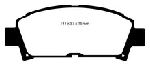 Load image into Gallery viewer, EBC 93-95 Toyota MR2 2.0 Turbo Yellowstuff Front Brake Pads
