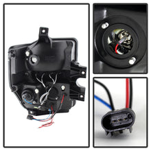 Load image into Gallery viewer, Spyder Ford F250/350 08-10 Projector Headlights LED Halo LED Blk Smke PRO-YD-FS08-HL-BSM
