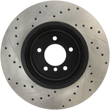Load image into Gallery viewer, StopTech 08-09 BMW 535 Series / 04-09 545i/550i/645Ci/650i Slotted &amp; Drilled Left Front Rotor

