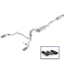 Load image into Gallery viewer, Ford Racing 15-18 F-150 5.0L Cat-Back Touring Exhaust System - Rear Exit Carbon Fiber Tips
