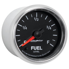 Load image into Gallery viewer, Autometer GS 2 1/16in. 0-280 Ohms Fuel Level Gauge - Stepper Motor
