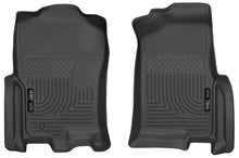 Load image into Gallery viewer, Husky Liners 07-10 Ford Expedition / Lincoln Navigator WeatherBeater Black Front Floor Liners
