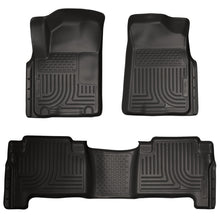 Load image into Gallery viewer, Husky Liners 2011 Infiniti QX56 WeatherBeater Combo Black Floor Liners
