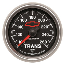 Load image into Gallery viewer, Autometer Full Sweep Electric 52mm 100-260 Deg. F Transmission Temprature Gauge
