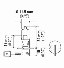 Load image into Gallery viewer, Hella Bulb H3 12V 55W Pk22S T325 +50 (2)
