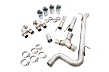 Load image into Gallery viewer, AWE Tuning Mk7 Golf R Track Edition Exhaust w/Chrome Silver Tips 102mm
