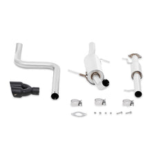 Load image into Gallery viewer, Mishimoto 14-16 Ford Fiesta ST 1.6L 2.5in Stainless Steel Resonated Cat-Back Exhaust w/ Black Tips
