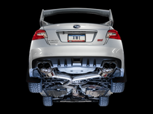 Load image into Gallery viewer, AWE Tuning Subaru STI VA / WRX GV / STI GV Sedan Touring Edition Exhaust - Diamond Black Tip (102mm)
