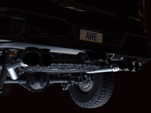 Load image into Gallery viewer, AWE Tuning 22-23 GMC Sierra 1500 AT4X 6.2L 0FG Catback Split Dual (Flat Bumper) - Diamond Black Tips
