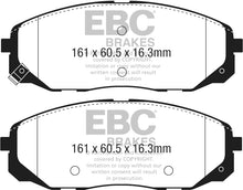 Load image into Gallery viewer, EBC 2015+ Kia Sedona 3.3L Greenstuff Front Brake Pads
