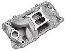 Load image into Gallery viewer, Edelbrock Polished B/B Chevy O-Port RPM Air-Gap Manifold
