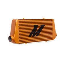Load image into Gallery viewer, Mishimoto Universal Gold R Line Intercooler Overall Size: 31x12x4 Core Size: 24x12x4 Inlet / Outlet
