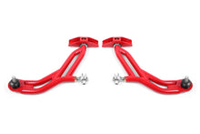 Load image into Gallery viewer, BMR 10-14 Ford Mustang Adj. Lower A-Arms w/ Delrin/Rod End / 18mm Tall Ball Joint - Red
