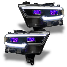 Load image into Gallery viewer, Oracle 19-21 RAM 1500 RGB Headlight Demon Eye Kit - LED Projector - ColorSHIFT w/o Controller
