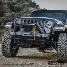 Load image into Gallery viewer, Westin 18-19 Jeep Wrangler JL Stubby Front Bumper - Textured Black
