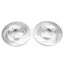 Load image into Gallery viewer, Power Stop 2018 Hyundai Accent Front Evolution Drilled &amp; Slotted Rotors - Pair
