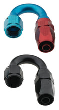 Load image into Gallery viewer, Fragola -6AN Pro-Flow x 180 Degree 3/8 EFI Quick Disconnect Hose End - Black
