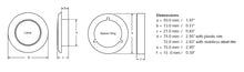 Load image into Gallery viewer, Hella 0500 Series Slim Line White 12V DC Round Soft LED Courtesy Light w/ White Plastic Rim
