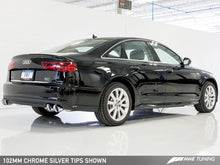 Load image into Gallery viewer, AWE Tuning Audi C7.5 A7 3.0T Touring Edition Exhaust - Quad Outlet Chrome Silver Tips
