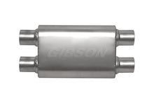 Load image into Gallery viewer, Gibson MWA Superflow Dual/Dual Oval Muffler - 4x9x14in/3in Inlet/3in Outlet - Stainless
