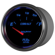 Load image into Gallery viewer, Autometer Cobalt 66.7mm 0-90 ohms Fuel Level Gauge

