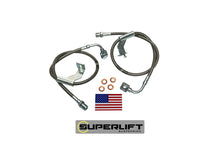 Load image into Gallery viewer, Superlift 1987 GM Pickup/87-91 Blazer/Suburban w/ 8-12in Lift Kit (Pair) Bullet Proof Brake Hoses
