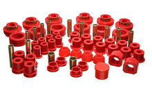 Load image into Gallery viewer, Energy Suspension 81-87 Chevy/GMC 4WD (w/ Aftermarket Frt Springs) Red Hyper-flex Master Bushing Set
