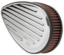 Load image into Gallery viewer, K&amp;N H/D Sportster Filter Kit Teardrop Grooved Intake System
