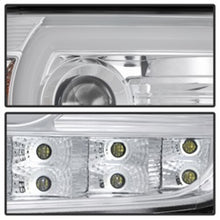 Load image into Gallery viewer, Spyder GMC Sierra 14-16 Projector Headlights Light Bar DRL Chrm PRO-YD-GS14V2-LBDRL-C
