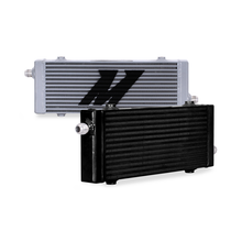 Load image into Gallery viewer, Mishimoto Universal Medium Bar and Plate Cross Flow Silver Oil Cooler
