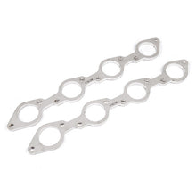 Load image into Gallery viewer, Stainless Works Big Block Chevy Round Port Header 304SS Exhaust Flanges 2in Primaries
