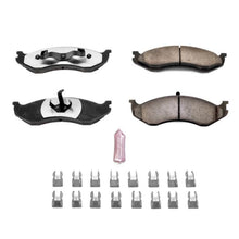 Load image into Gallery viewer, Power Stop 90-01 Jeep Cherokee Front Z36 Truck &amp; Tow Brake Pads w/Hardware
