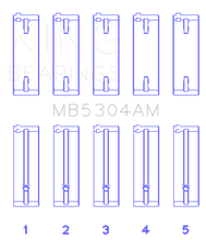 Load image into Gallery viewer, King Kia/Mazda DOHC 16 Valve/SOHC 16 Valve/SOHC 8 Valve (Size STD) Main Bearing Set
