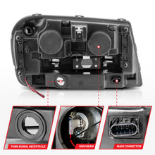 Load image into Gallery viewer, ANZO 02-09 Chevrolet Trailblazer (Will Not Fit 06-09 LT) Projector Headlights w/Halo Black Housing
