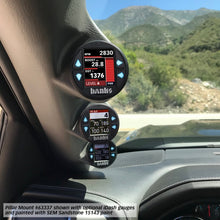 Load image into Gallery viewer, Banks Power 14-18 Chevy/GMC Trucks Full Pillar Mount - 3 Gauge
