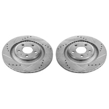 Load image into Gallery viewer, Power Stop 10-11 Audi S4 Rear Evolution Drilled &amp; Slotted Rotors - Pair
