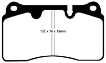 Load image into Gallery viewer, EBC 04-12 Aston Martin DB9 5.9 Yellowstuff Front Brake Pads
