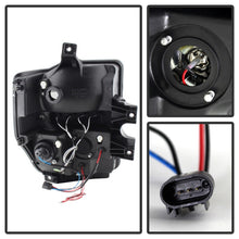 Load image into Gallery viewer, Spyder Ford F250/350 08-10 Projector Headlights LED Halo LED Blk Smke PRO-YD-FS08-HL-BSM
